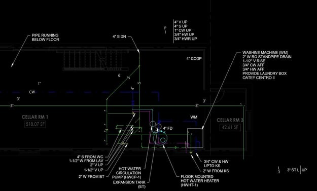 CAD project drawing
