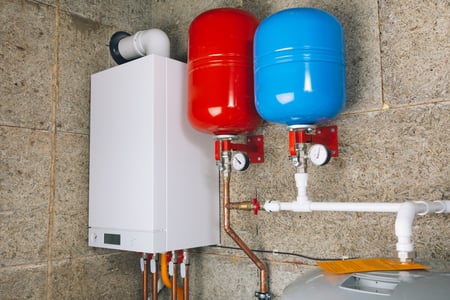 SS_modern boiler room independent heating system