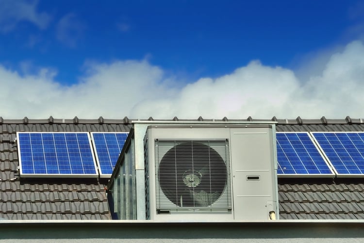 solar panel heat pump