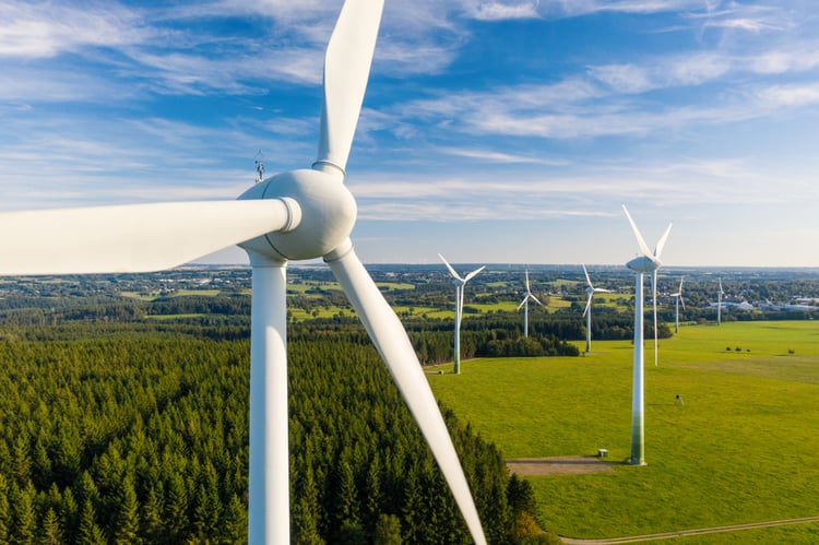 wind turbines