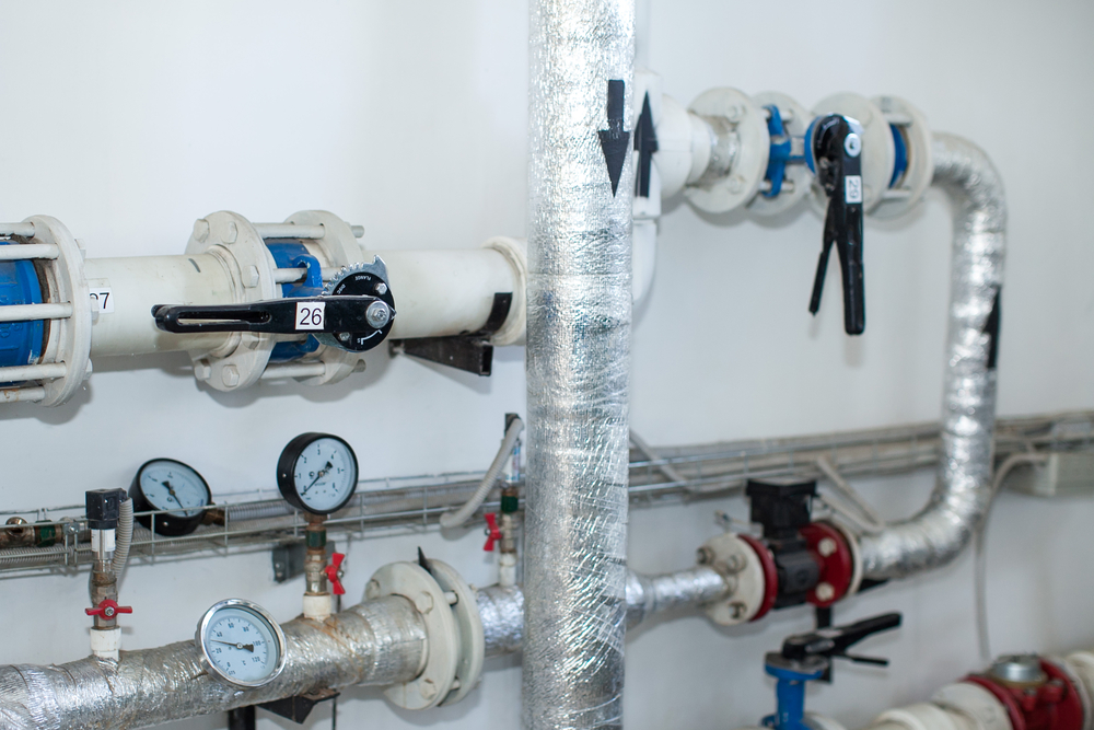 Isolation of pipes.